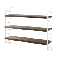 Etagère String Pocket - Noyer / Blanc